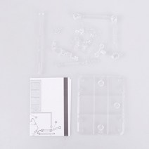 1Pc 액션 피규어 액세서리 SHF 로봇 인형 그림 스토리지 디스플레이베이스 6-7 HG 건담 모델 스탠드 지원, 02 Type B Clear