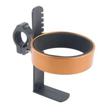 자전거 핸들 바 커피 컵 홀더/ 물병 케이지 브래킷/ 자전거용 산악 자전거 크루저 자전거 쉬운 설치 사이클링, 길이 13.3cm, 플라스틱, 노란색