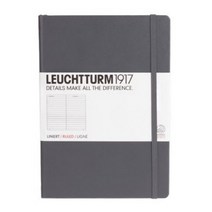 LEUCHTTURM MEDIUM NOTE(GREY), SQUARE