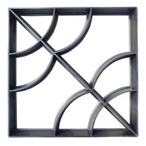 마당 보도 블럭 만들기 DIY 틀 시멘트 콘크리트 정원 디딤돌 디딤석 셀프 시공 금형, Q 섹션 40X40X4CM 마루