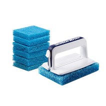 [3M] 크린스틱 뉴올인원 욕실청소용 핸들+리필7입, 상세 설명 참조, 상세 설명 참조