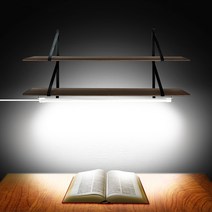 The크리스탈 USB 5V LED바 간접등 무드등 조명등 LED전구 터치형 스위치형, 듀얼스위치 35cm 3색 스위치조절