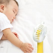 지하철 출퇴근용 귀여운 미니선풍기 여름필수템, LED고양이선풍기 블루