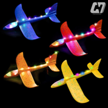 재미존 (1+1)AIR글라이더비행기 스티로폼비행기 opp포장_대(빨강+파랑), 1세트