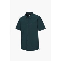 코오롱스포츠 남성 반팔 에어도트 솔리드 셔츠 TLSCM22631TGR