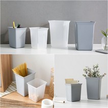 연필 색연필 펜슬 꽂이 책상 볼펜 아크릴 다용도 데스크 버킷 필기구 정리함 붓 연필통 투명, 1.버킷 1L 반투명