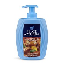 Felce Azzurra 앰버 앤 아르간 - 영양 에센스 액체 비누 추출물이 풍부한 포뮬러 피부를 부드럽게 클렌징합니다 자연스러운 균형을 존중합니다 손과 얼굴에 적합 287.5g(