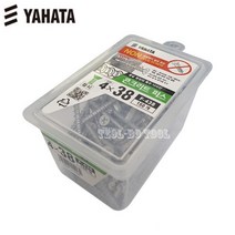 야하타 논플러그 피스 콘크리트 나사 4X38mm (접시헤드) F-438 (1통/150개)
