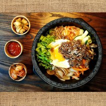 [금산돌그릇] 장수곱돌 알밥그릇 뚝배기 비빔기 1인불고기 누룽지탕 돌솥밥, 비빔기(19), 1개