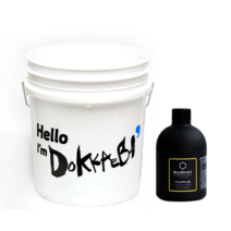 무/배 도깨비카케어 워시버킷 18L+블루믹스 마일드플러스 카샴푸 500ml 세차버킷세트