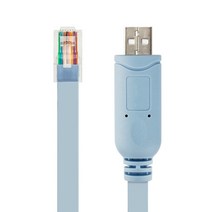 슬리빙케이블 파워 서플라이 USB to RJ45 콘솔 RS232 디버깅 직렬 1 8M 라우터 제어 스위치 Cisco H3C 화웨이 473EA4, 01 Blue, 01 Blue, 한개옵션0