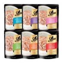 쉬바 파우치 고양이 간식, 참치 + 치킨 혼합맛, 10팩