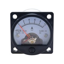 so-45 dc 전류계 아날로그 포인터 미터 dc1a2a3a5a10a15a20a30a 전기 테스트 전류 테스터, 직류, 15a