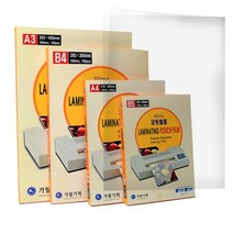 두꺼운 기본 광택 A3 기계 코팅 지 필름 100P 기계용 유치원 마트