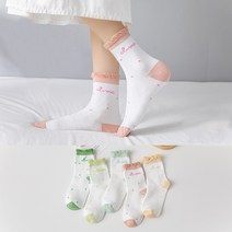 [10켤레] 파스텔 프릴 발목양말 5종 x 2p 220mm ~260mm 반바지 스커트 단화 운동화 잘 어울리는 귀여운 스니커즈