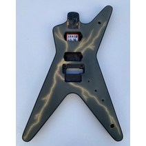 커스텀 D 6 현 일렉트릭 기타용 DIY V 모양 바디, 01 1221B