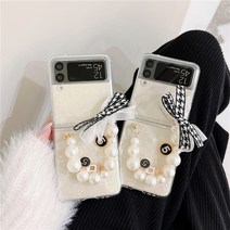 Samsung Galaxy Z Flip 3 5G Sailor Moon Badge PC 하드 쉘 충격 방지 투명 휴대 전화 크리 에이 티브 새 전화 케이스 커버
