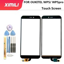 휴비나인 스마트폰터치패널 55 3939oukitel WP5 터치 스크린 디지타이저 패널 어셈블리 용 오리지널 PRO Tools 100 테스트 렌즈 센서, Black With Tools