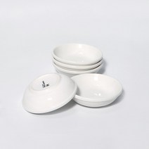 도자기 미니 소스볼 화이트 소량 종지 그릇, 1개