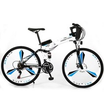 3륜전기자전거 전기 접이식 자전거 Iithium 배터리 Ebike 알루미늄 강력한 Aldult MTB, Three-knife wheel C+36V16AH