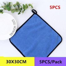세차용품 세차용품세트 10PCS 600GSM 30X60CM 자동차 슈퍼 마이크로 화이버 타월 세차 헝겊 자동 청소 페인, 02 30X30CM 5PCS