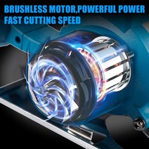 플런지 쏘 Makita 18V 배터리 사용 무선 원형톱 5 인치 125mm 브러시리스 전기 톱 0 ° ~ 45 조정 가능 목재 절단 기계, 01 EU, 03 option 3, 1개