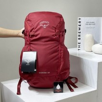 오스프리 배낭 여자 OSPREY 스키머 블루 경량 여성용 스카랩 하이킹, 30L, 01. 레드