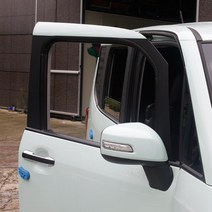 레이 A B C 필러 기스방지 포인트 스티커, B필러(블랙카본무광), 1개