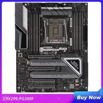 서버컴퓨터 데스크탑 노트북 슈퍼마이크로 워크스테이션 마더보드용 c9x299-pg300f i7 i9 x-시리즈 프로세서 lga-2066 ddr4-2933mhz pci-e3.0, 없음