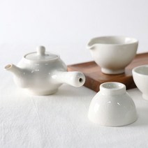 백자 2인 다기세트 화이트 티팟 찻잔 도자기 전통 다도세트 차포트 티포트 선물 차세트, 본상품선택