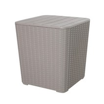 피카소가구 큐브테이블 야외 썬베드용 테이블 보조테이블 비치 수영장 테이블 펜션 리조트, 큐브테이블(그레이)