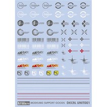 ◐고질라◑MSG 데칼 유닛 001 MD 04 데칼스티커 피규어스티커 건담소품스티커 로봇스티커 프라모델도료◐comcom◑, LØve^^, LØve^^