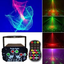 Led Dj 레이저 파티 빛 오로라 패턴 USB 스트로브 조명 98 클럽 크리스마스 생일 무대 프로젝트, USB-Electric, Aurora Laser