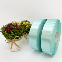 포장 리본 끈 제이제이리본 고밀도주자 45M 2롤 (10mm 15mm), 15mm, 박하색