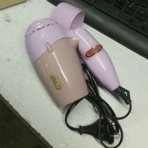 미니송풍기 미니 헤어 드라이어 1000W 바람 낮은 소음 Foldable 전기 머리 송풍기 살롱 스타일링 도구 여행 홈 사용 GW662, [01] EU
