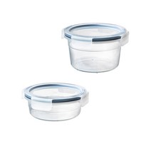 이케아 365 원형 반찬통 식품보관용기, 원형 밀폐용기 450ml 2개