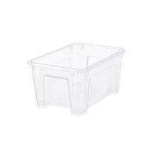 이케아 SAMLA 삼라 수납함 투명 보관함 28x19x14cm 5L, 20개