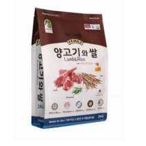 도그랑 시니어 양고기와 쌀 훼미리 건식사료, 양, 4kg, 1개