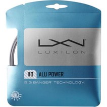 LUXILON 럭실론 알루파워 테니스 스트링 ALU POWER 릴 실버, 1.10mm / 단장