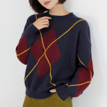 블루종 한정수량/패플단독 빅아가일 라운드니트_B2211KN240D