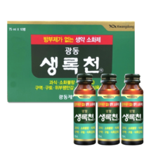 [의약외품] 생약성분 건위소화제 생록천, 75ml, 60병