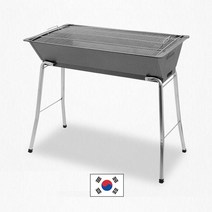 캠핑 바베큐 그릴 베이직 스탠드 XXL 8인이상 숯불 야외 숯통 포함