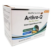 MediPlus Arthro-Q 뉴질랜드 메디플러스 아드로 큐 초록입홍합 영양제 180캡슐 1팩
