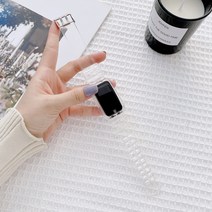 화웨이 밴드 6 밴드 7 용 새로운 실리콘 스트랩 + 케이스 명예 밴드 6 프로텍터 케이스 액세서리 용 투명 시계 밴드 교체 팔찌, White