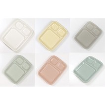 다욧플레이트 도자기식판 나눔접시 오븐접시 찬기추가증정, 다크핑크＋찬기