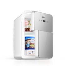 미니냉장고 자동차 냉장고 화장품 원룸 소형 냉온장고, 8L 냉장형-골드-자동차겸용-유리패널