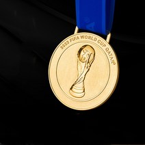 HNW 월드컵 메달 동전 시즌 축구 챔피언 배지 복제 황금 도금 기념품 컬렉, 1개, golden