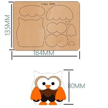 아스케이지 새로운 만화 주전자 고양이 활 꽃 공주 산타 올빼미 카드 곰 나무 죽을 Scrapbooking, 07 YY060-80MM