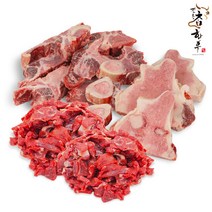 [전통참한우] 사골2kg+잡뼈2kg+국거리300g 총 4.3kg (몸보신/곰탕용), 1개