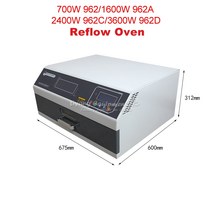 리플로우 오븐 납땜 기계 적외선 칩 히터 962 BGA SMD 재작업 스테이션, 한개옵션1, 04 3600W 962D
